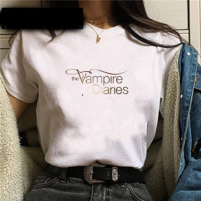 Women's Vampire Dairies Cotton T-shirt