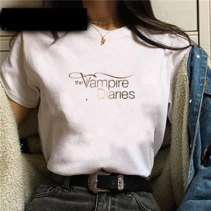 Women's Vampire Dairies Cotton T-shirt