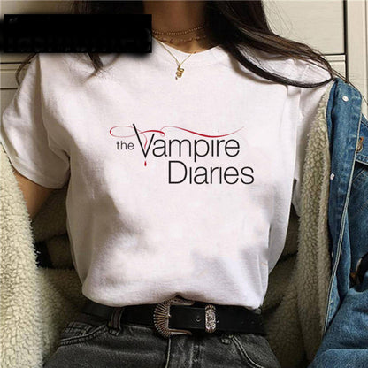 Women's Vampire Dairies Cotton T-shirt