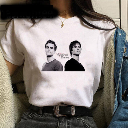 Women's Vampire Dairies Cotton T-shirt