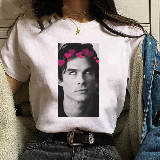 Women's Vampire Dairies Cotton T-shirt