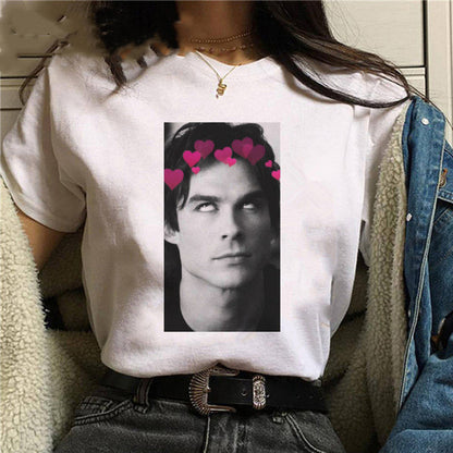 Women's Vampire Dairies Cotton T-shirt