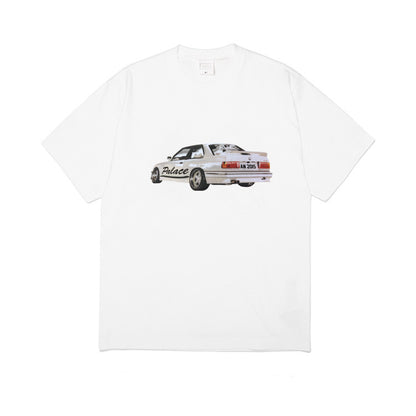Car Print Short-Sleeved T-Shirt