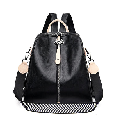 Women Soft Leather Backpack