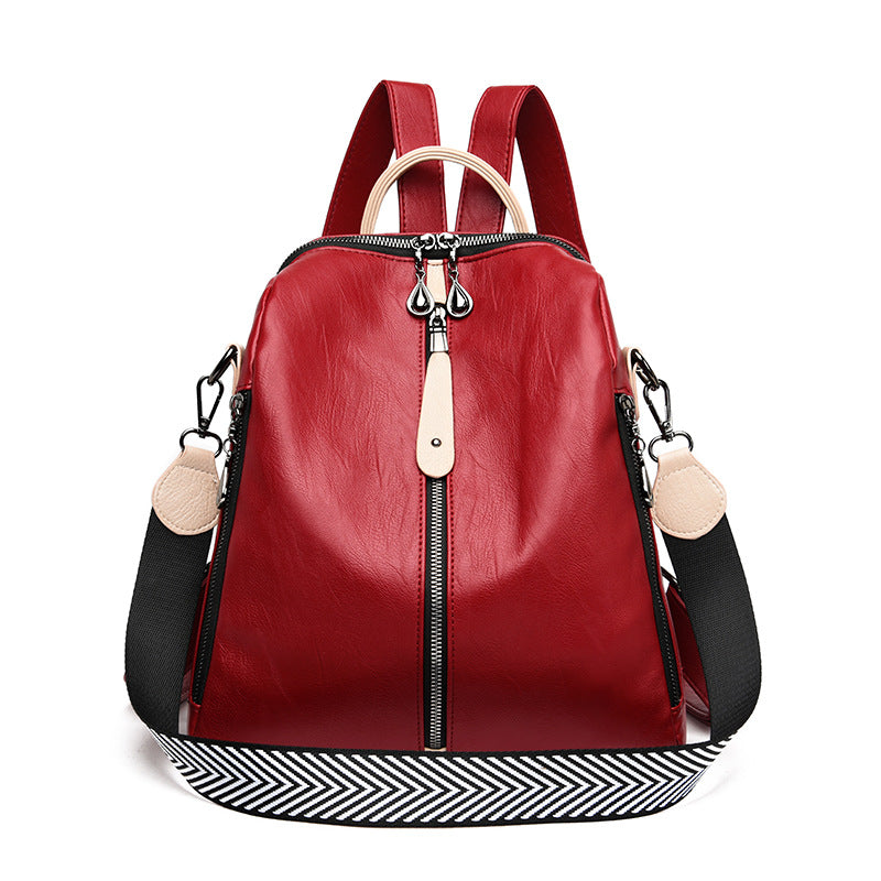 Women Soft Leather Backpack