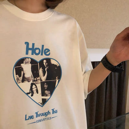 Men Streetwear Graphic Printed T-Shirt