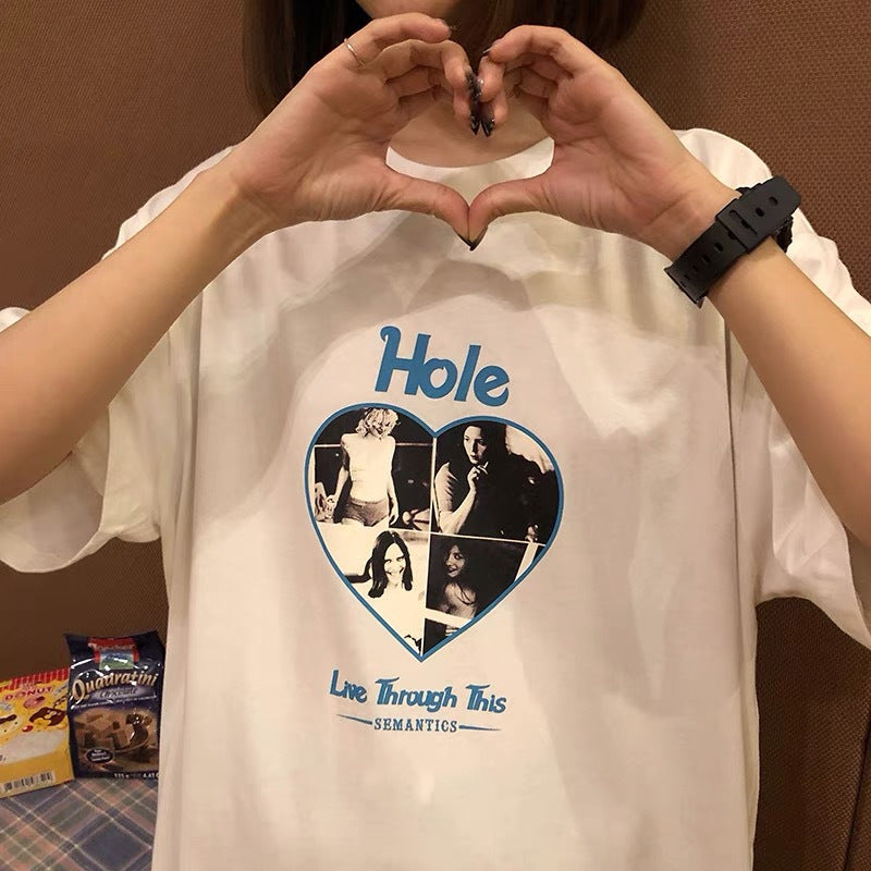 Men Streetwear Graphic Printed T-Shirt