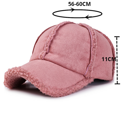 Peaked Solid Colour Broken Edge Design Baseball Cap