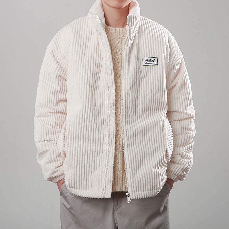 Corduroy Cotton-padded Coat