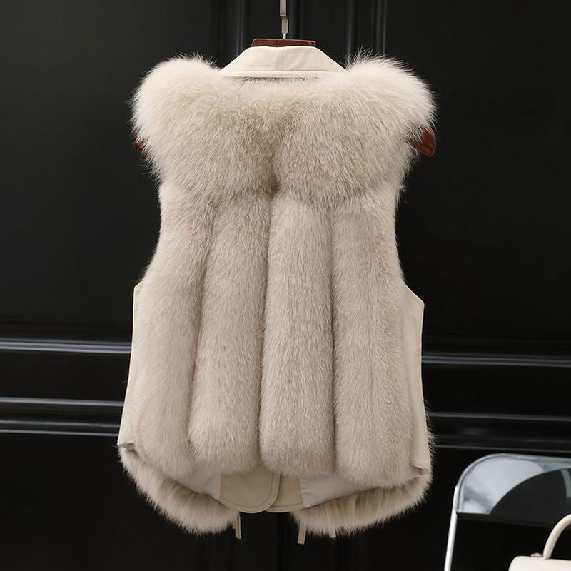 Faux Fox Fur Vest