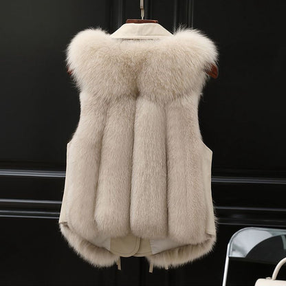 Faux Fox Fur Vest