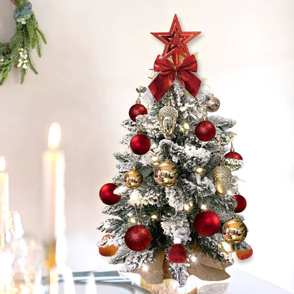2ft Mini Christmas Tree With Light With Xmas Ornaments