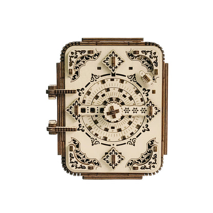 Stereo Jigsaw Wood Jewelry Box