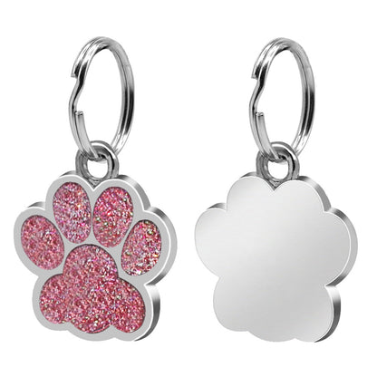 Footprint pet tag