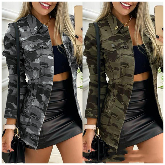 Women's Camo Casual Jacket
