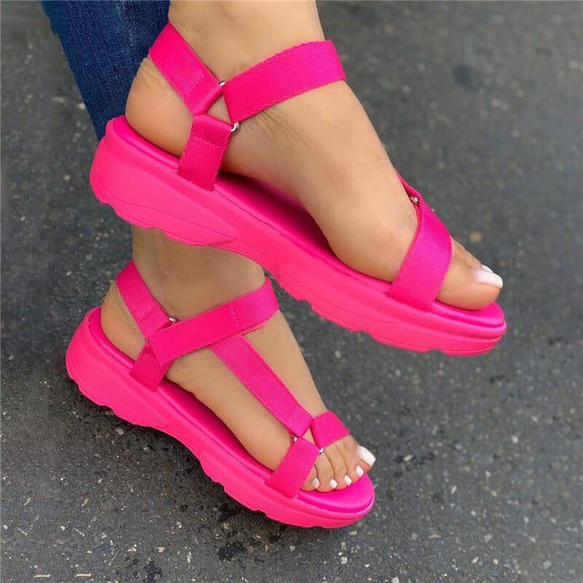 Fish mouth sandals