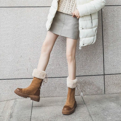 Martin velvet smoke boots