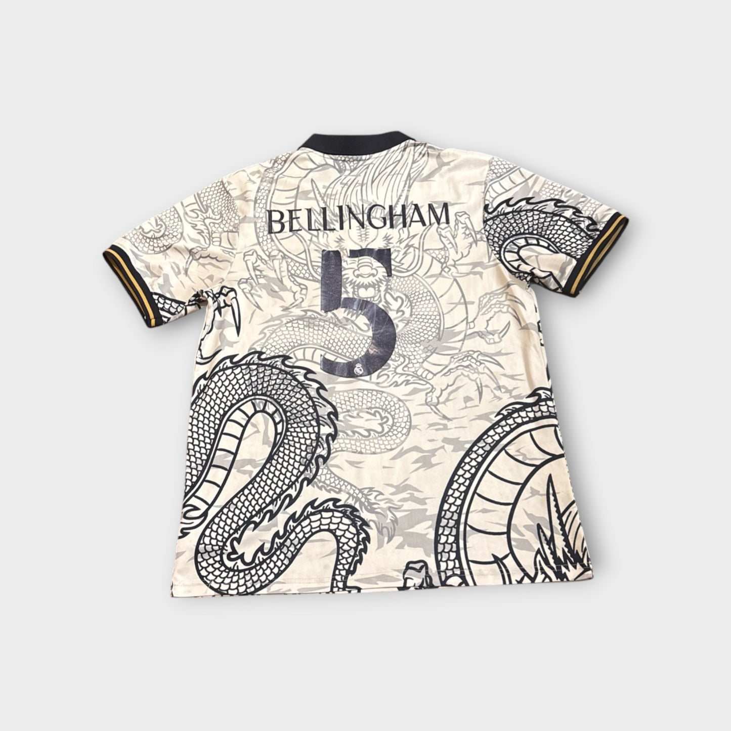 Real Madrid Jude Bellingham #5 Special Edition Men’s Soccer Jersey Emirates Fly Better Size XL