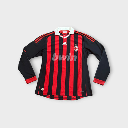 AC Milan 2008/2009 Home Long Sleeve Football Shirt Adidas Men’s Size L