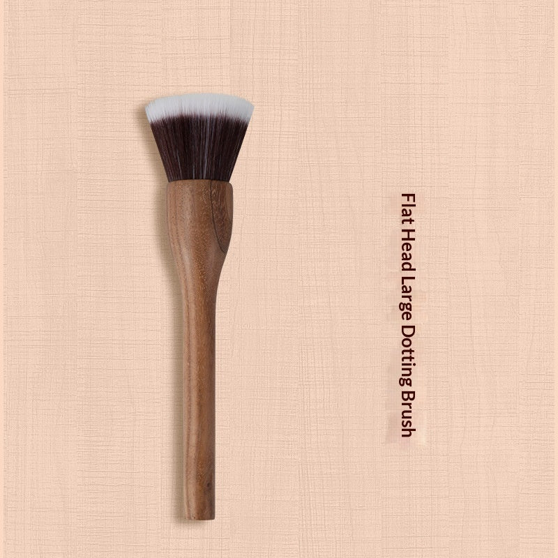 Vintage Soft Black Walnut Makeup Brush