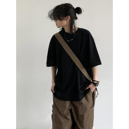 Short-sleeved Men's Crew Neck T-shirt