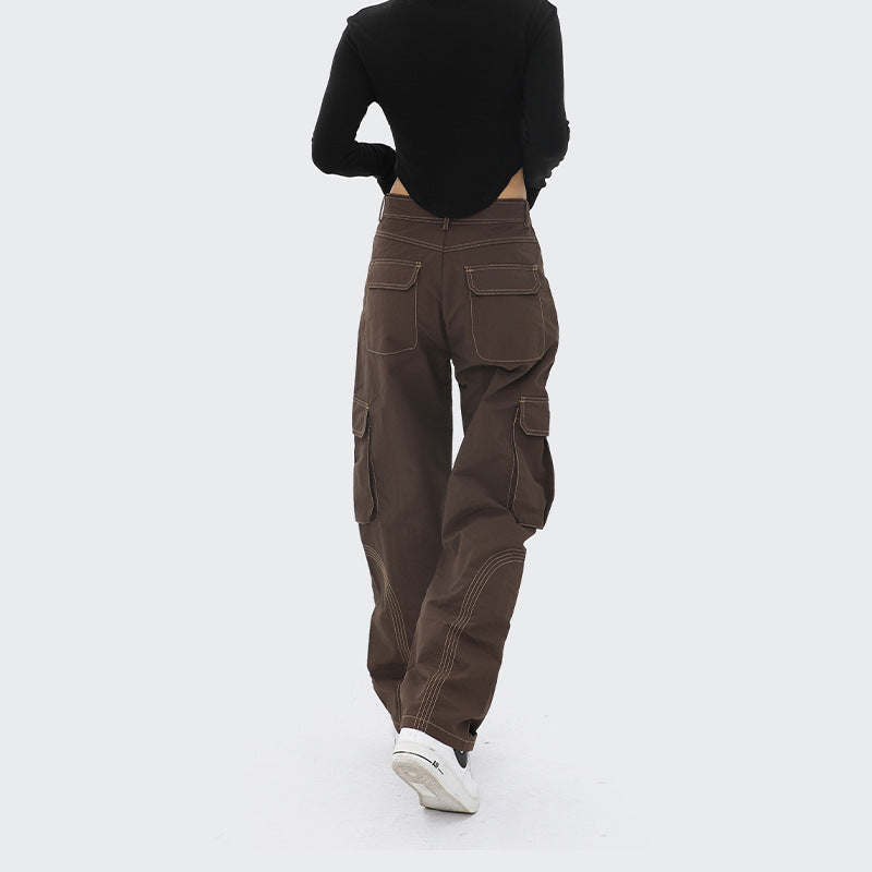 Buckle Straight Pants