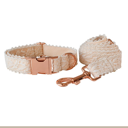 Leaf Lace Pet Metal Collar