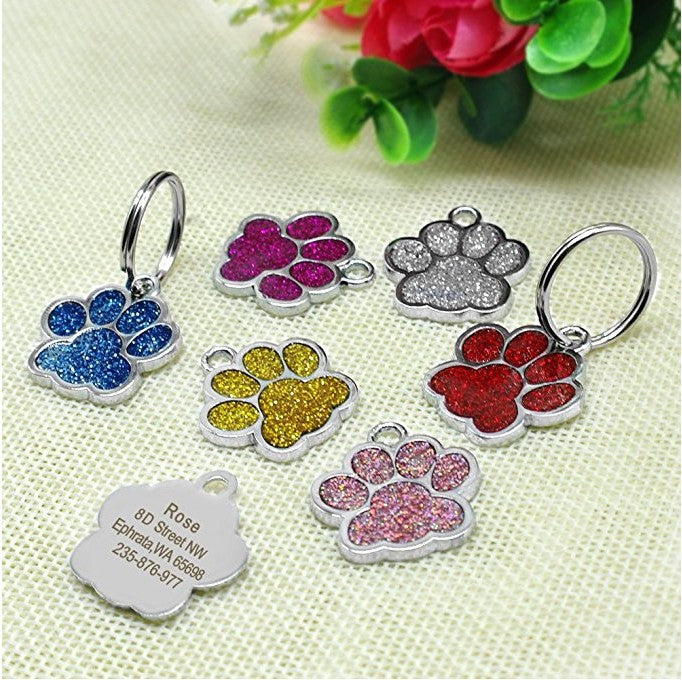 Footprint pet tag