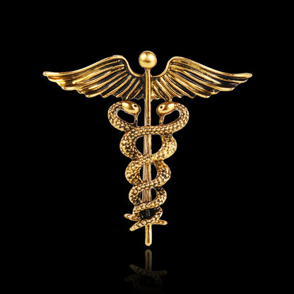 Vintage angel wings brooch