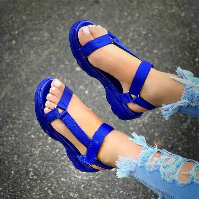 Fish mouth sandals