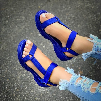 Fish mouth sandals