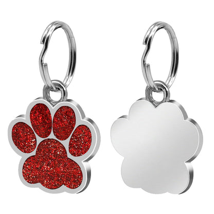 Footprint pet tag