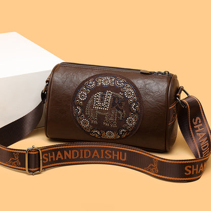 Vintage Diamond Shoulder Bag