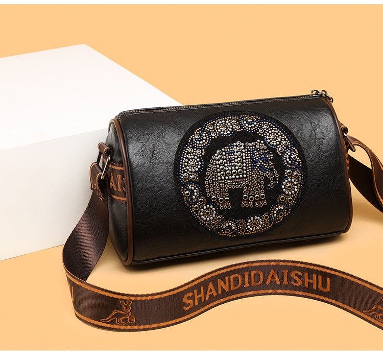 Vintage Diamond Shoulder Bag