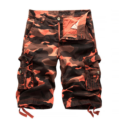 Camo Printed Cargo Shorts