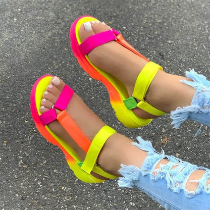 Fish mouth sandals