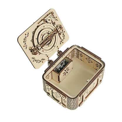Stereo Jigsaw Wood Jewelry Box