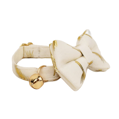 Cute Bell Bow Scarf Pet Collar