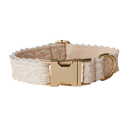 Leaf Lace Pet Metal Collar