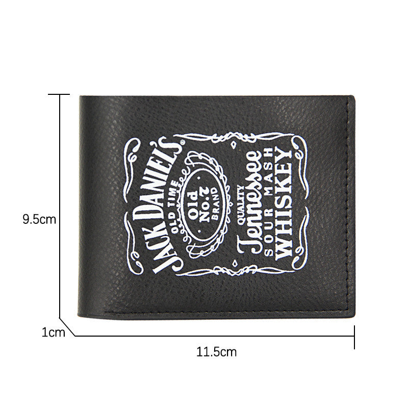 Men's Black Short Wallet