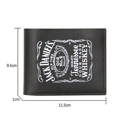Men's Black Short Wallet