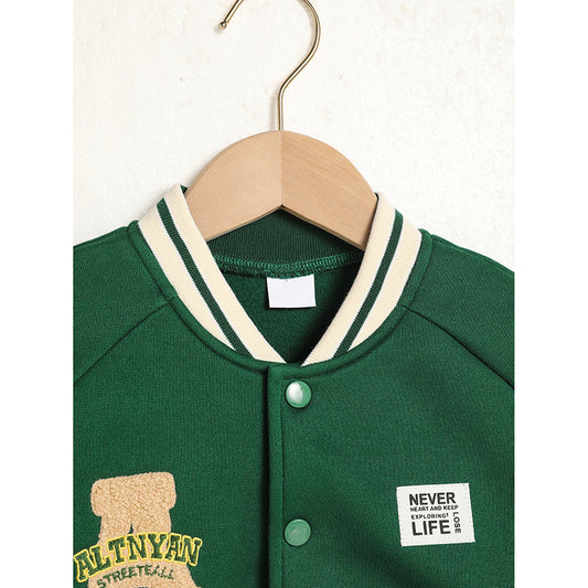 Toddler Kids Baseball Collar Sports Jacket