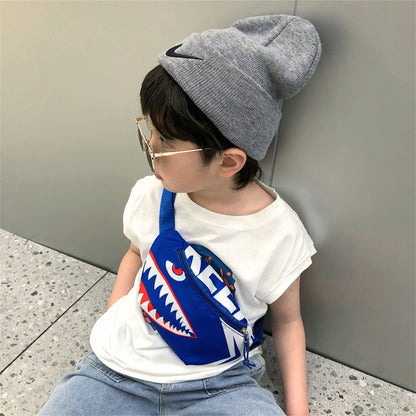 Little Shark Children's Chest Bag