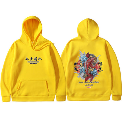 Mens Ukiyoe  Hip-Hop Hoodie
