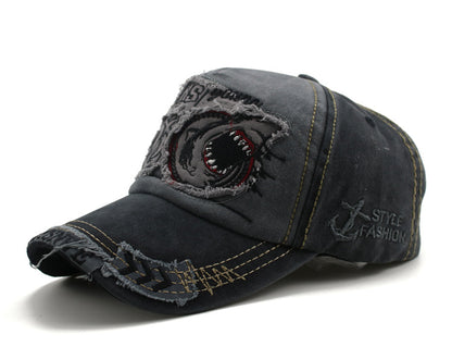 Shark Denim Baseball Caps