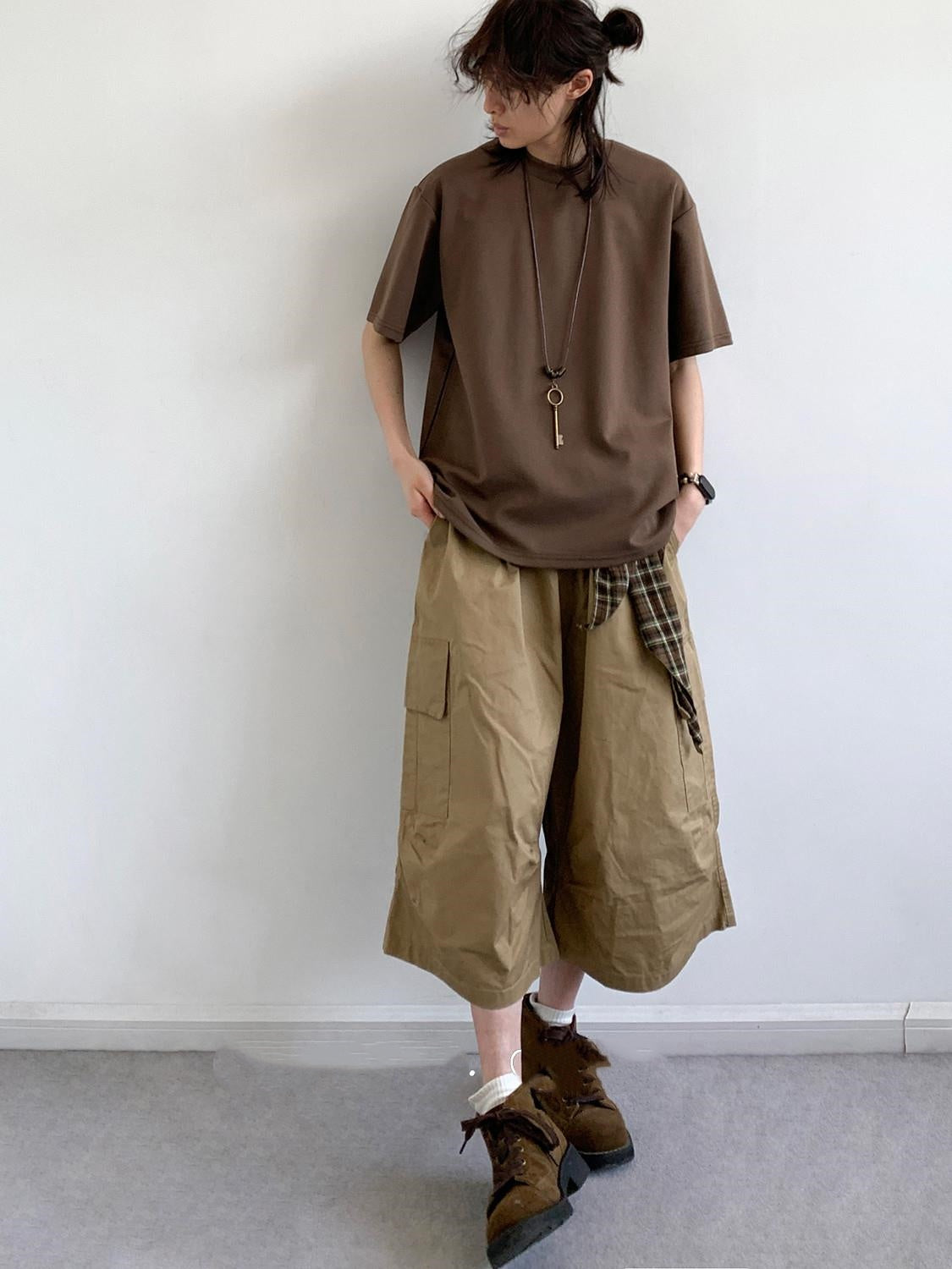 Short-sleeved Men's Crew Neck T-shirt