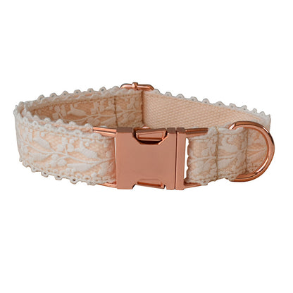 Leaf Lace Pet Metal Collar
