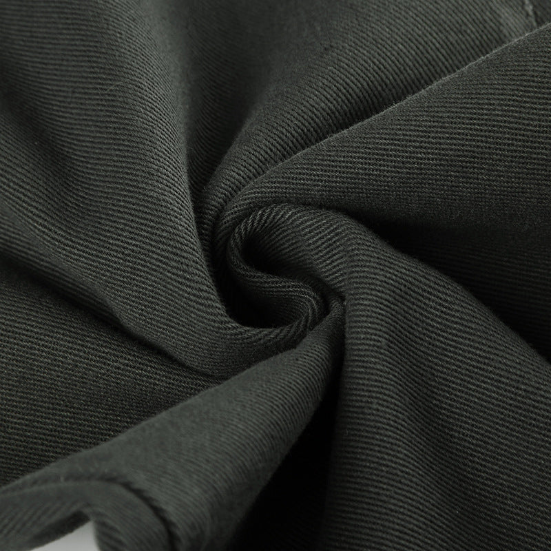 Army Straight-leg Pants Women