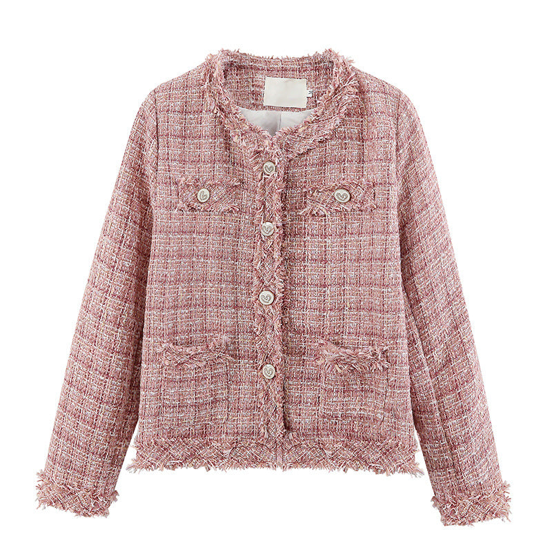 Classic Style Tweed Cardigan
