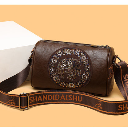 Vintage Diamond Shoulder Bag